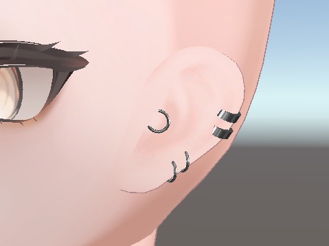 耳ピン【真央-mao-/りりか対応/無料】