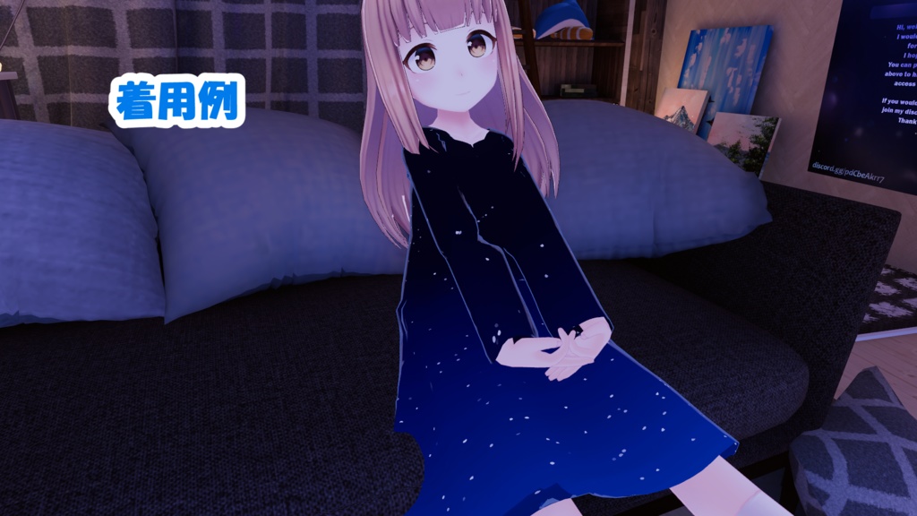 【マロンちゃん用】ゆったりワンピ