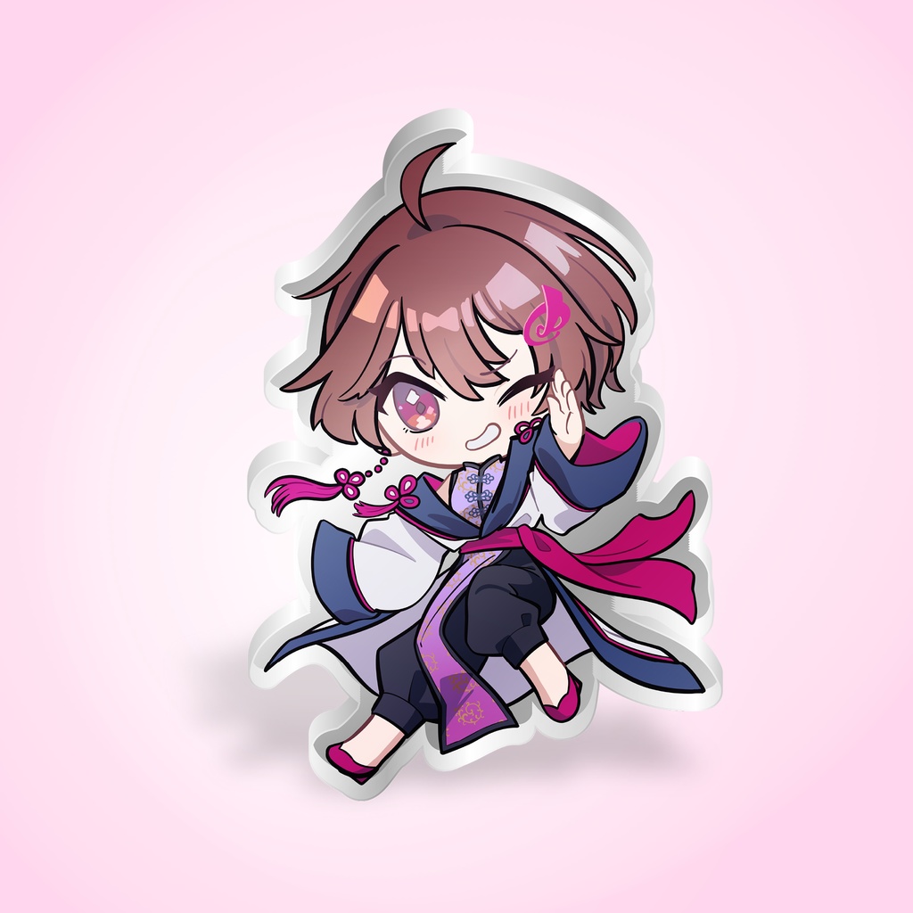 松風しあ アクリルキーホルダー