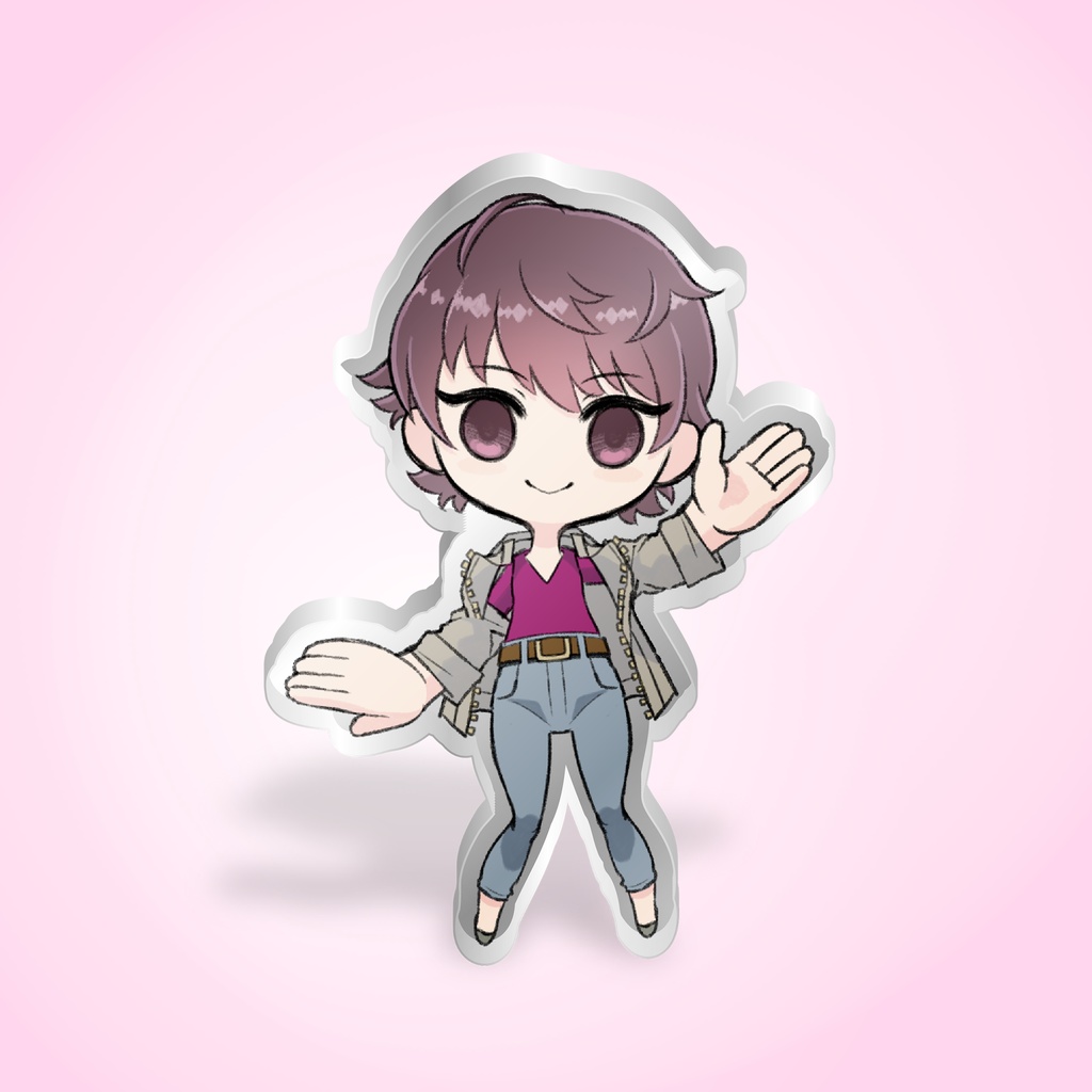 松風しあ アクリルキーホルダー