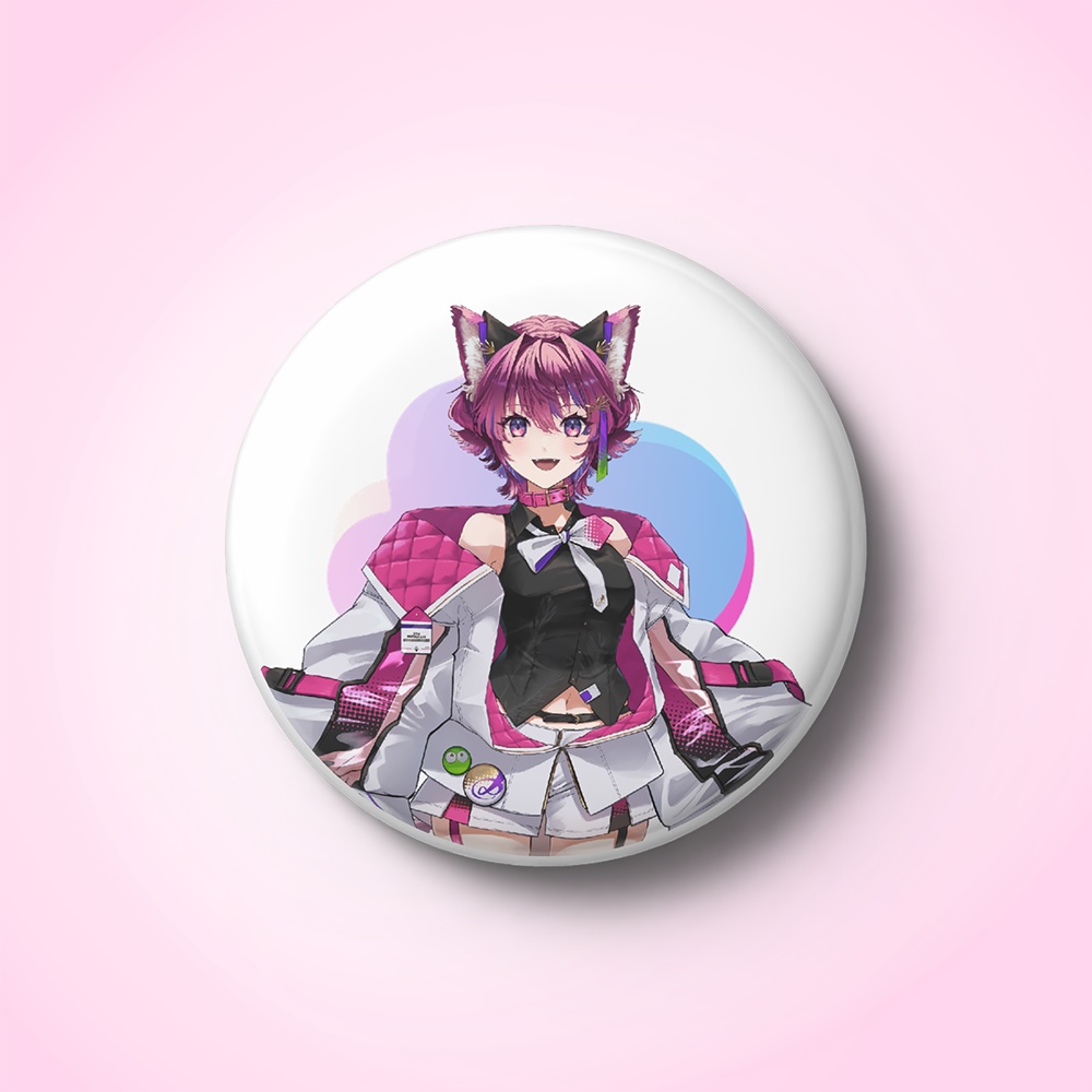 松風しあ 缶バッジ