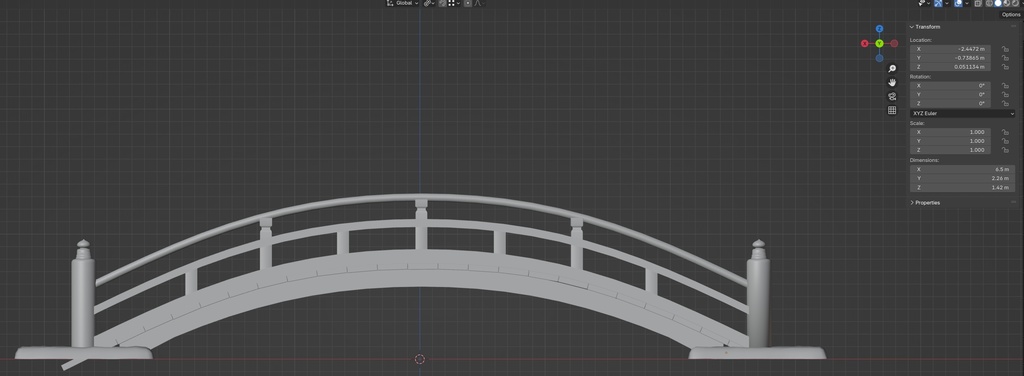 【和風】太鼓橋 - Japanese Style Bridge (無料あり)