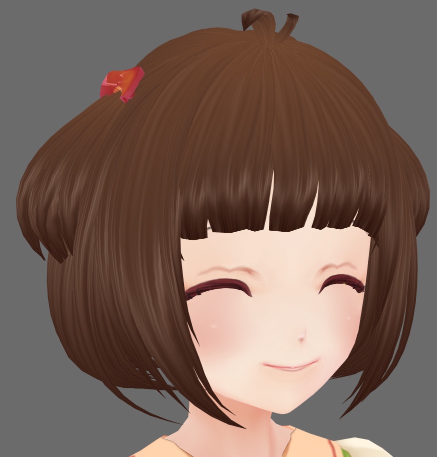 [VRoid] Realistic Hair Texture - 35 Color