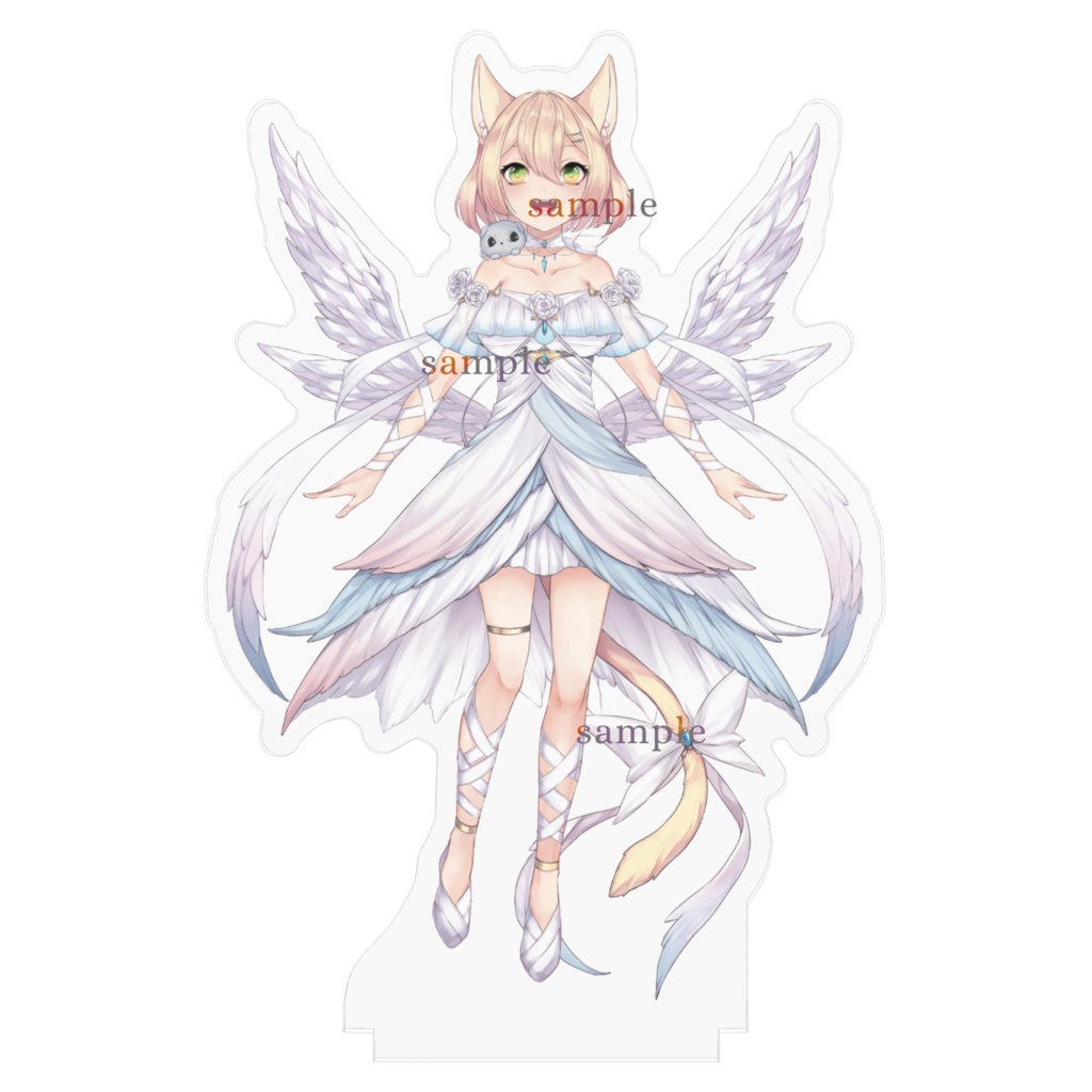 。とびりんご天使衣装アクスタ