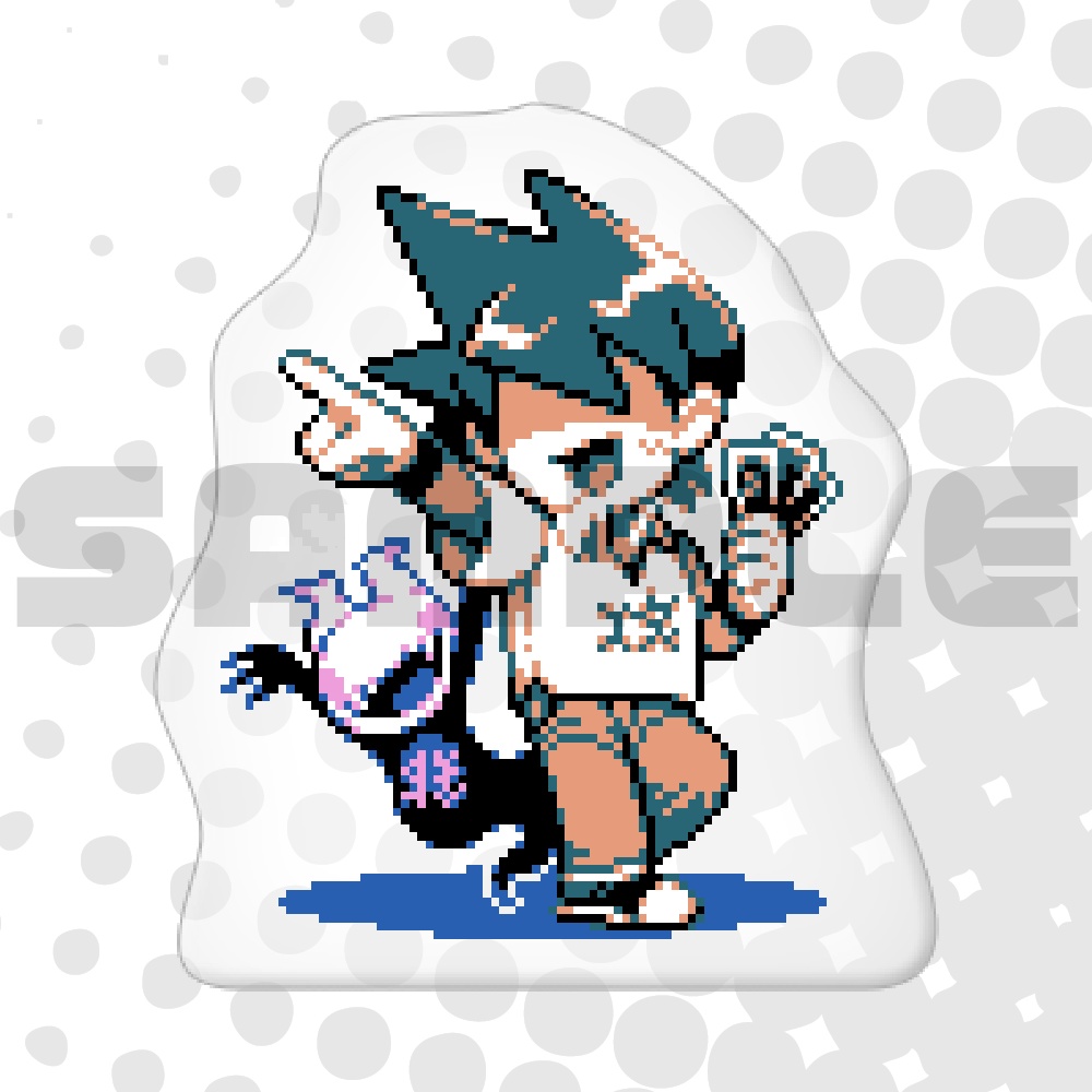 トオル＆ハズカシン（自立アクリルミニブロック）
