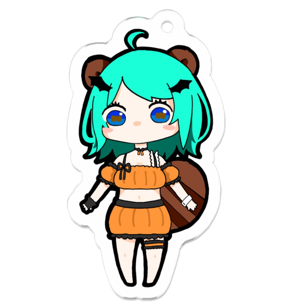 ぽんた アクリルキーホルダー ハロウィンver.