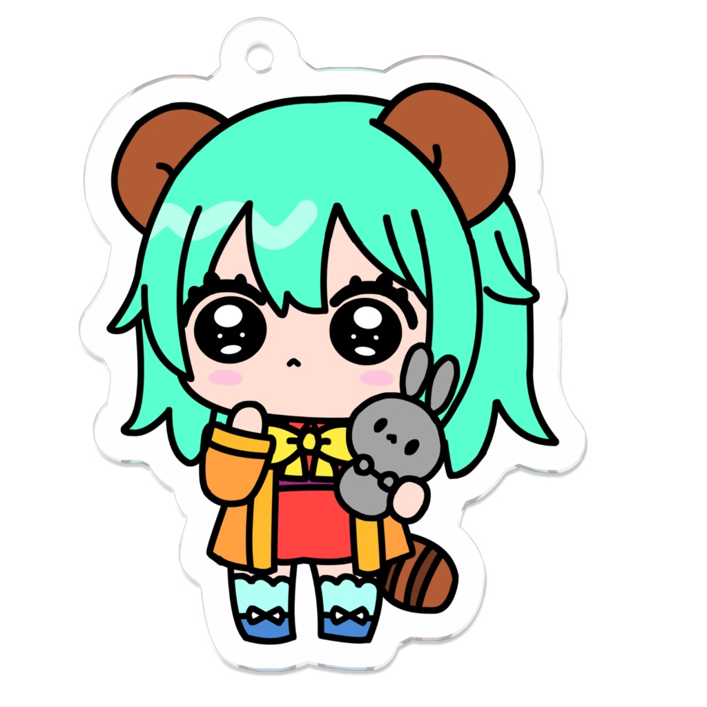 きゅるるるん♡ぽんたアクキー