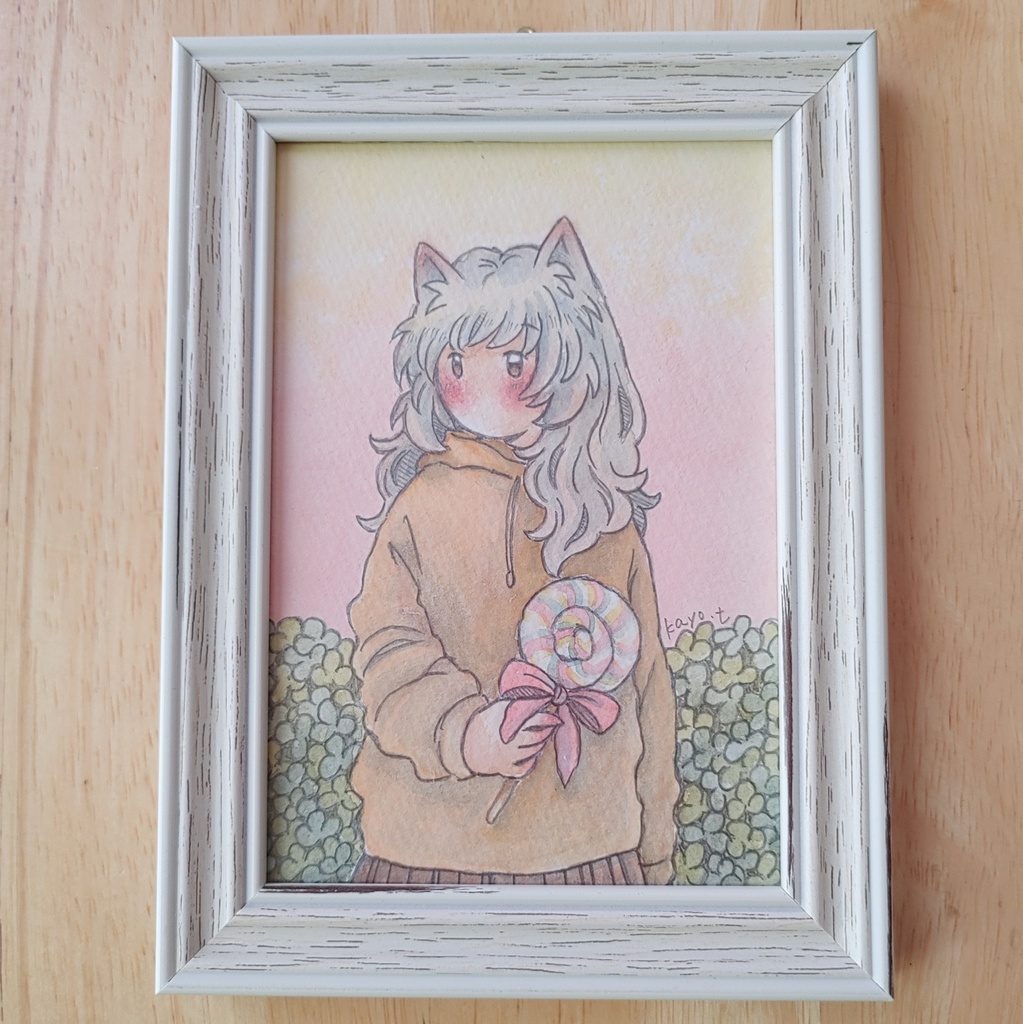 L判原画＊憧れの大きなアメ