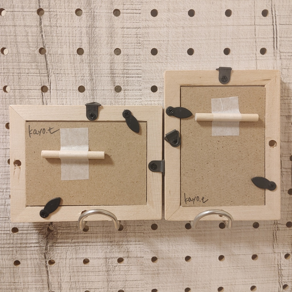 食べ物ミニ原画各種*ホットドッグ あいすくりぃむ