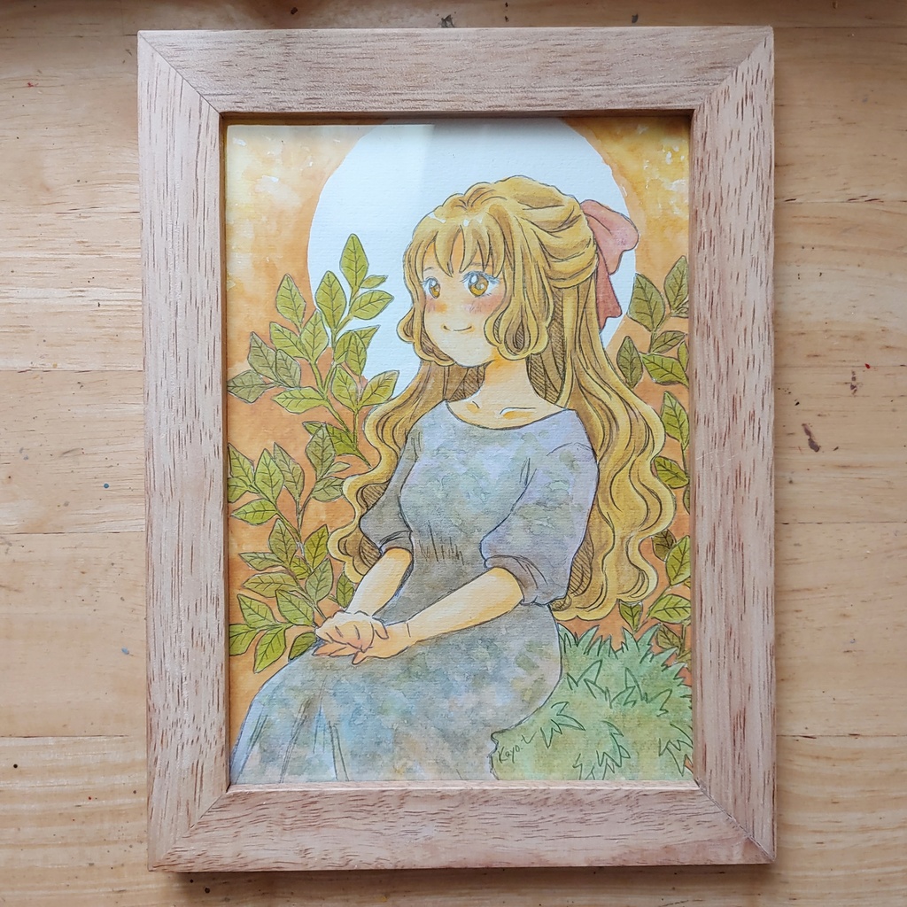 原画＊座して穏やかに