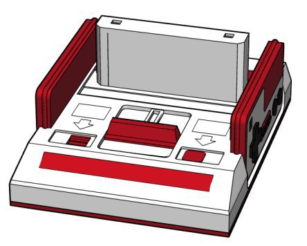 ファミコン3d素材 クリスタ コミスタ兼用 クリスタ コミスタ素材製作所 Booth