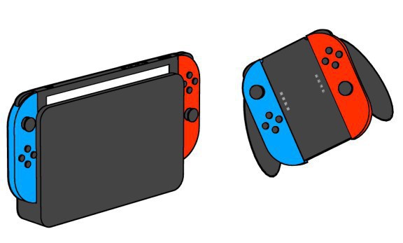 Nintendo Switch 3D素材【コミスタ・クリスタ兼用】