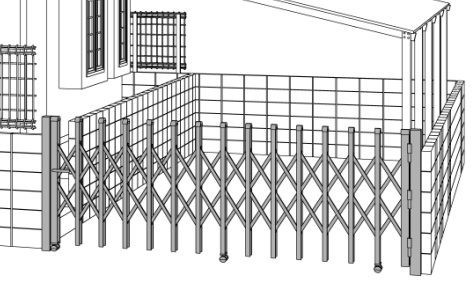 【漫画背景用3D】一軒家の3D・細かくパーツ分け可能【lwo, clip】