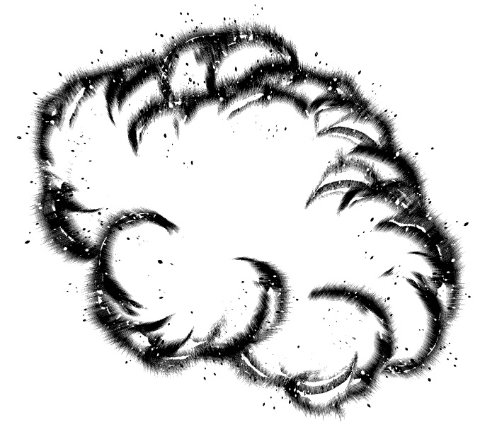 【コミスタ】爆発ブラシ２