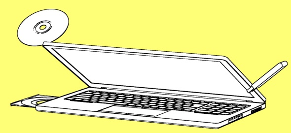 ノートパソコン3D素材