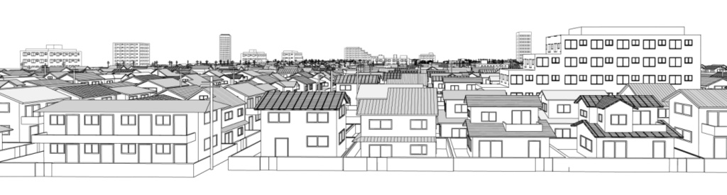 街並み3Dセット【lwo】【コミスタ・クリスタ】