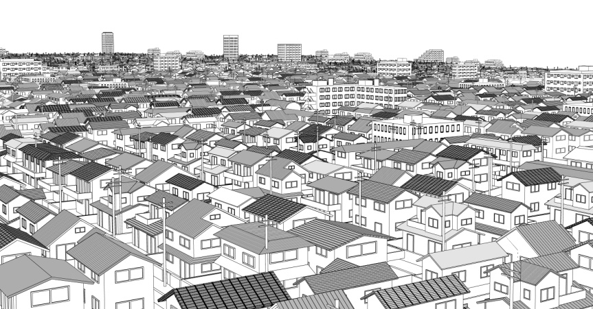 街並み3Dセット【lwo】【コミスタ・クリスタ】