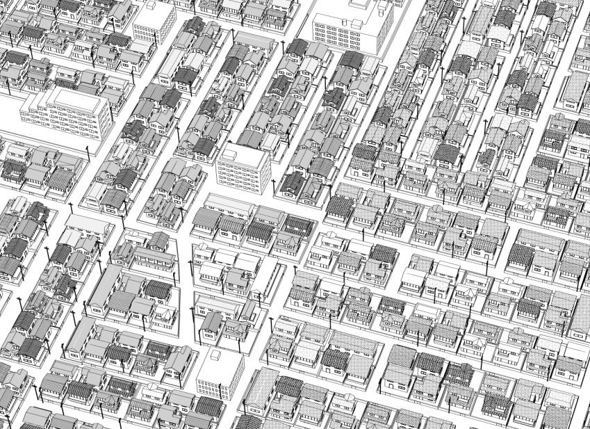 街並み3Dセット【lwo】【コミスタ・クリスタ】