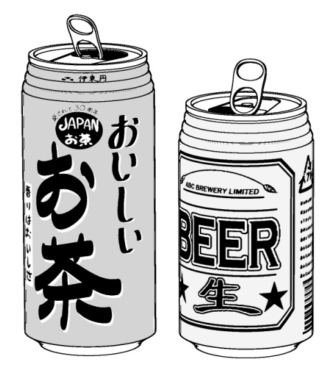 【コミスタ・クリスタ】缶３Dセット（プルトップ開閉可能）