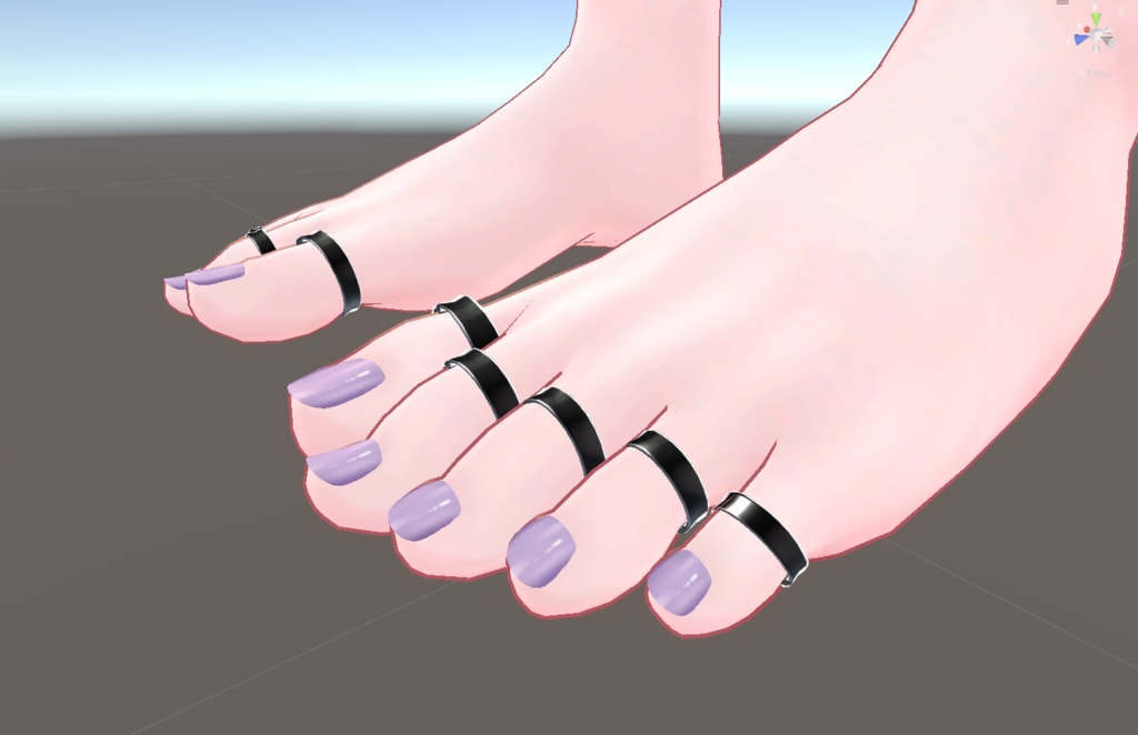 Moe Toe Rings