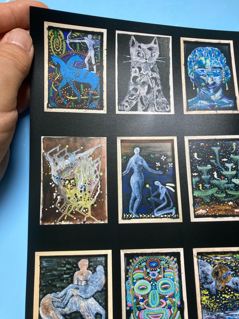 Artist Takinaly‘s Artworks Poster (A3size) 絵描きTakinaly 作品ポスター A3サイズ 全4種セット