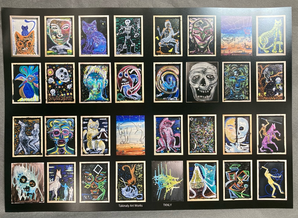 Artist Takinaly‘s Artworks Poster (A3size) 絵描きTakinaly 作品ポスター A3サイズ 全4種セット