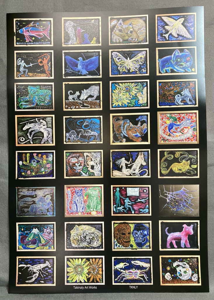 Artist Takinaly‘s Artworks Poster (A3size) 絵描きTakinaly 作品ポスター A3サイズ 全4種セット