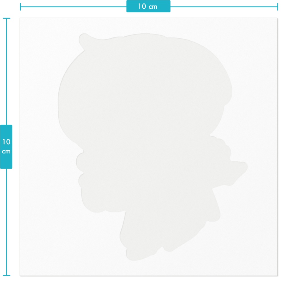 ステッカー - 100 x 100 (mm)