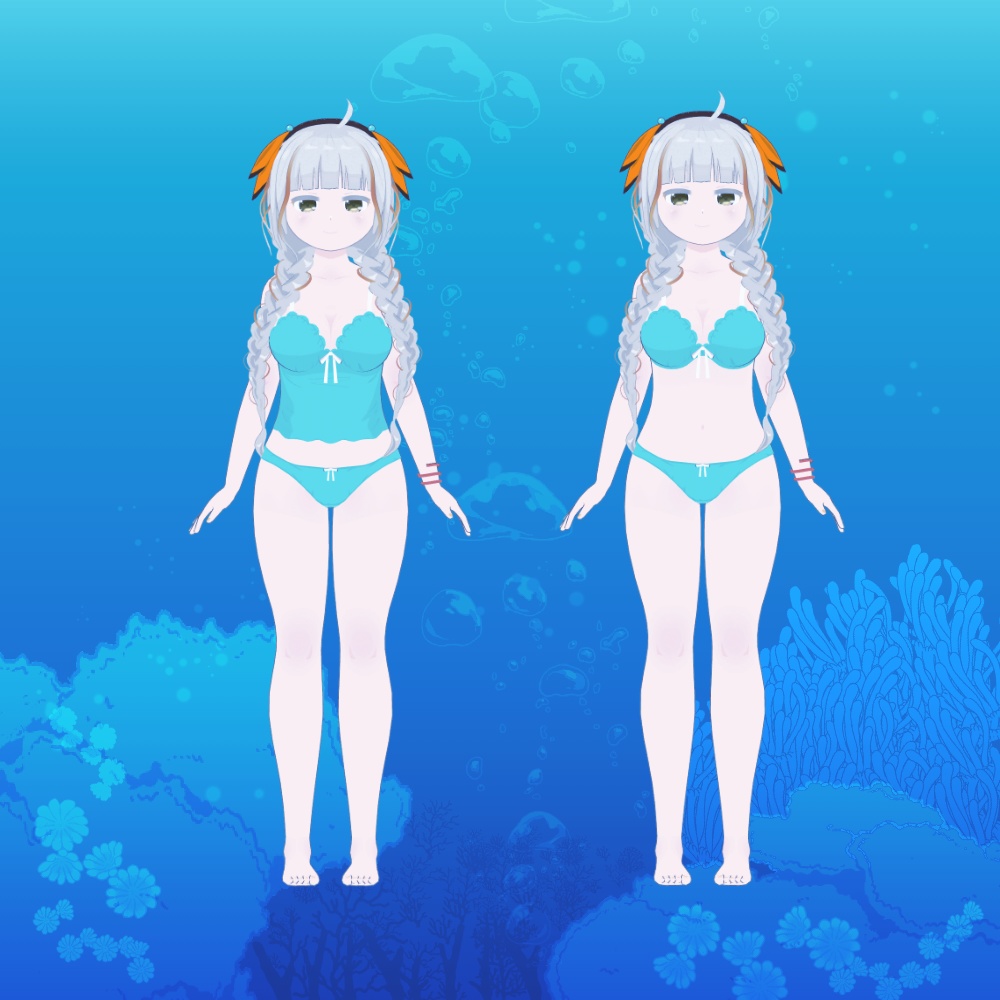 【VRCアバター】クマノミちゃん