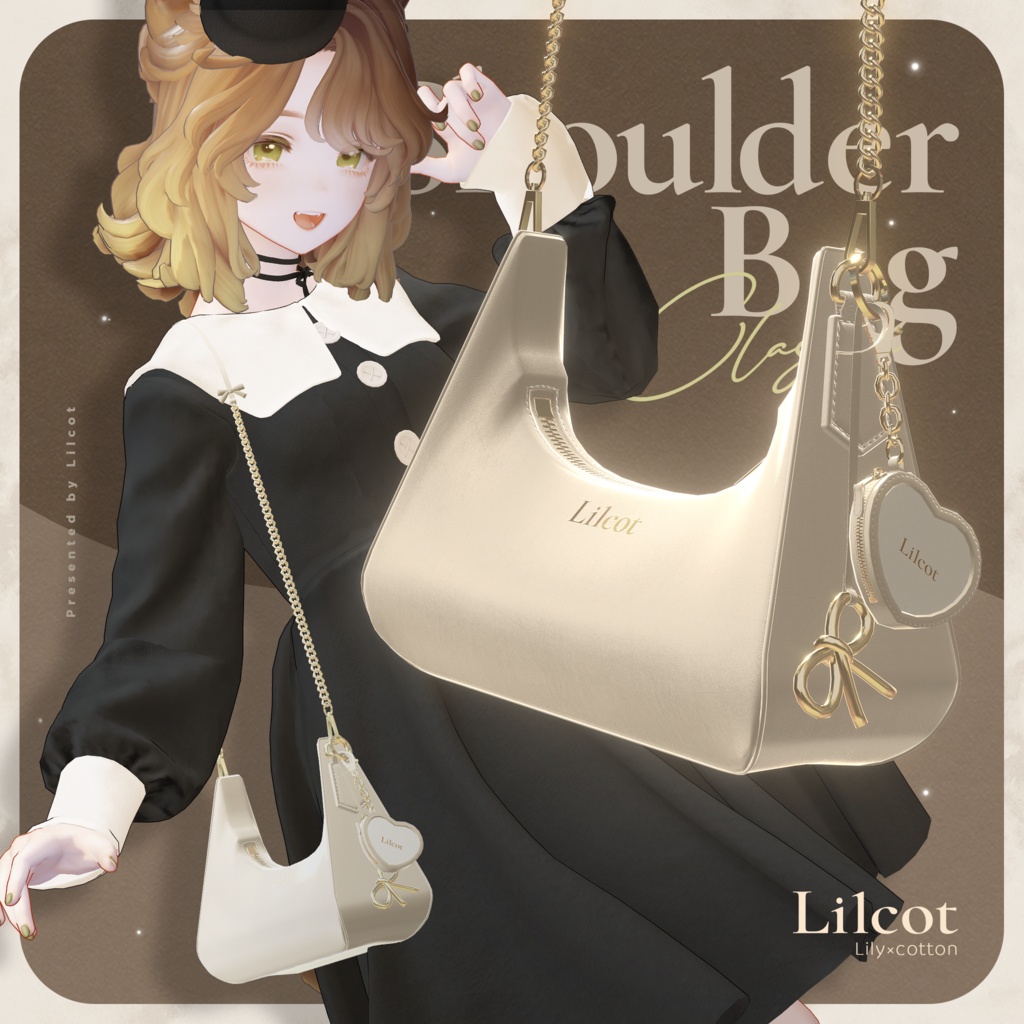 【2WAY】Classic Shoulder Bag【5アバター対応】