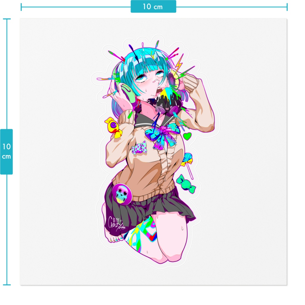 音狂い-001 ステッカー