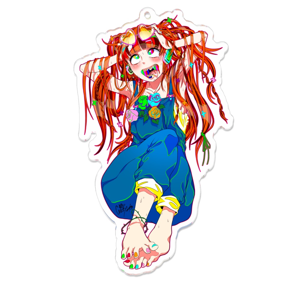 音狂い-002 アクリルキーホルダー