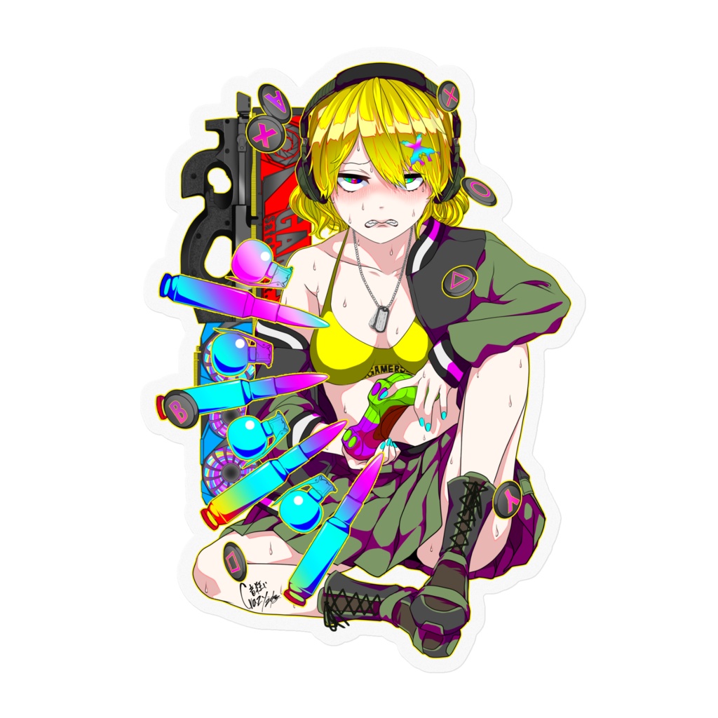 音狂い-003 ステッカー