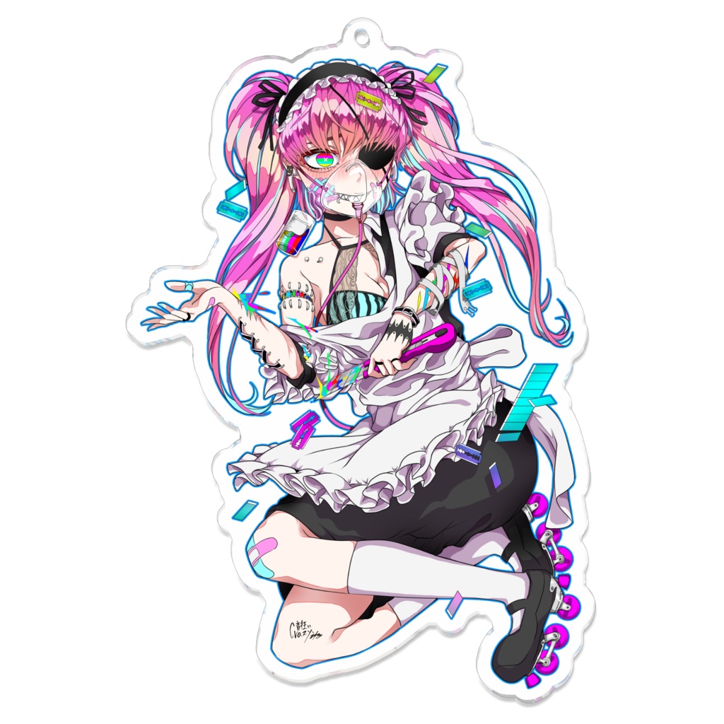 音狂い-004 アクリルキーホルダー