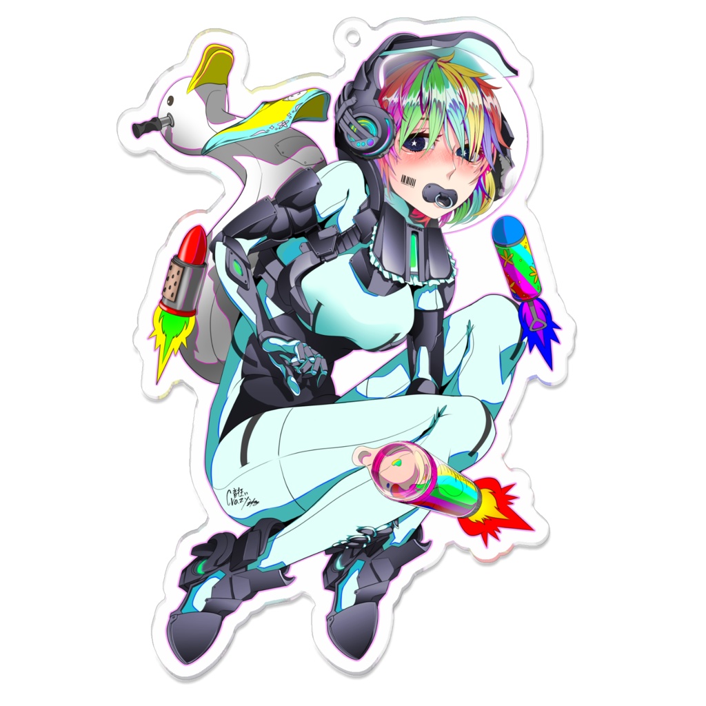 音狂い-005 アクリルキーホルダー