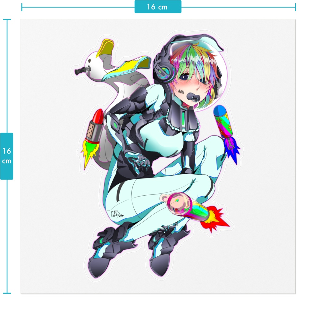 音狂い-005 ステッカー