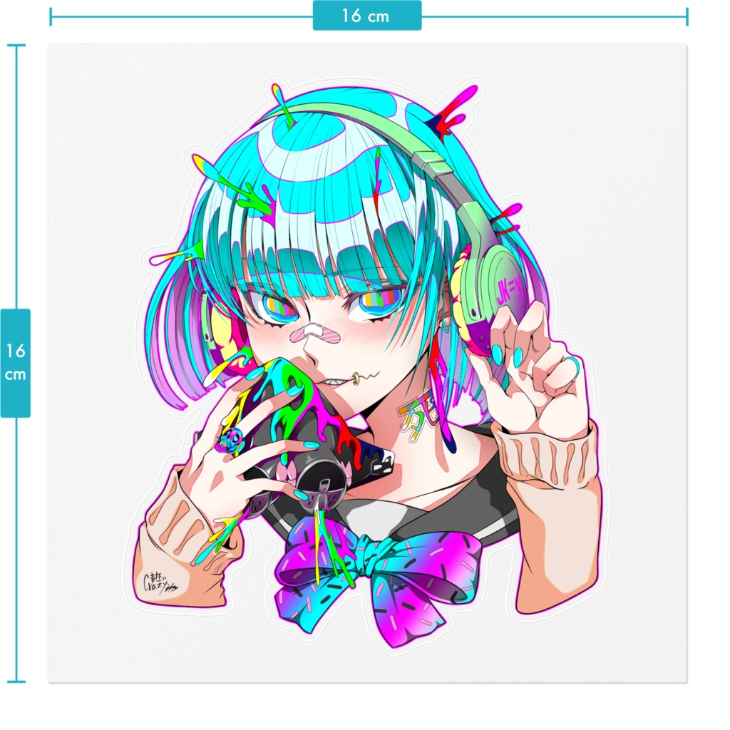 音狂い-006 ステッカー