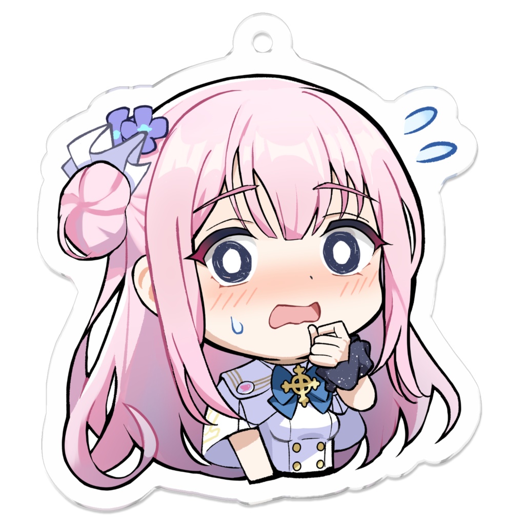 Blue Archive Misono Mika Shy Acrylic Key Chain