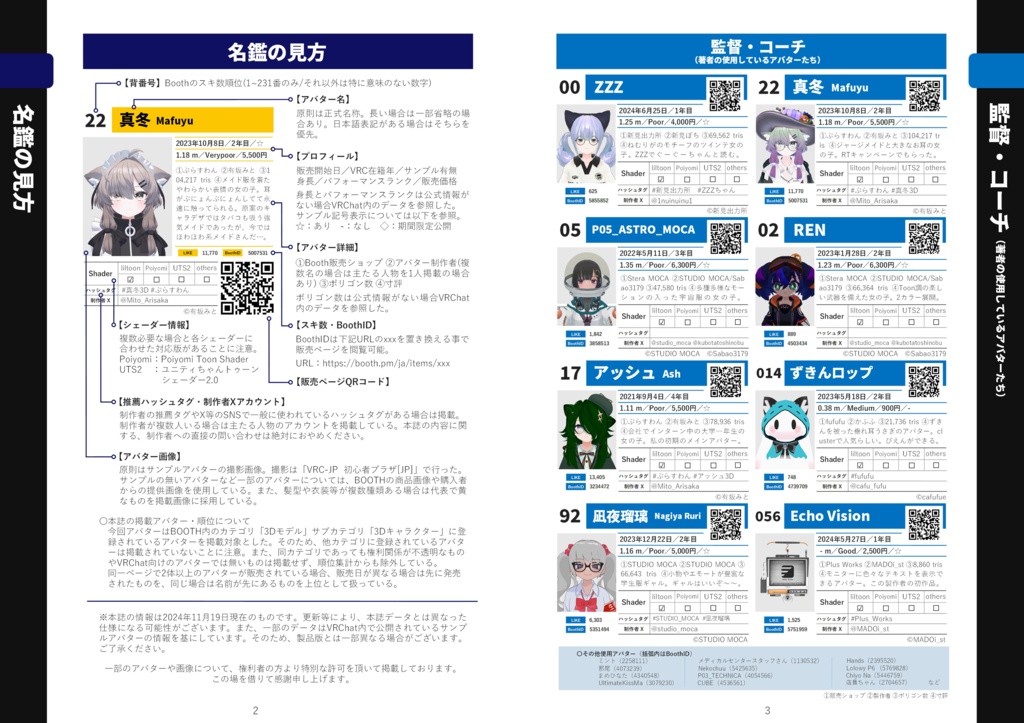 2024VRChatアバター名鑑 オールカラー完全ガイド