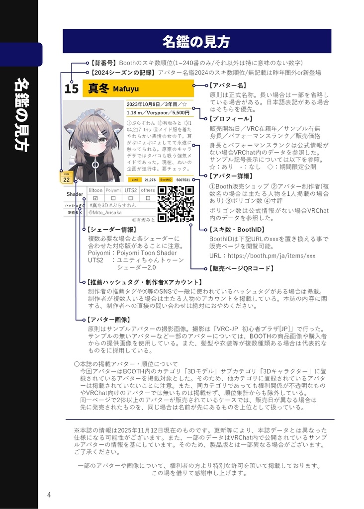 VRChatアバター名鑑 オールカラー完全ガイド