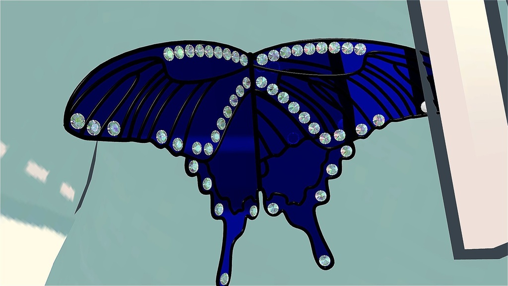 buterfly barretta pin