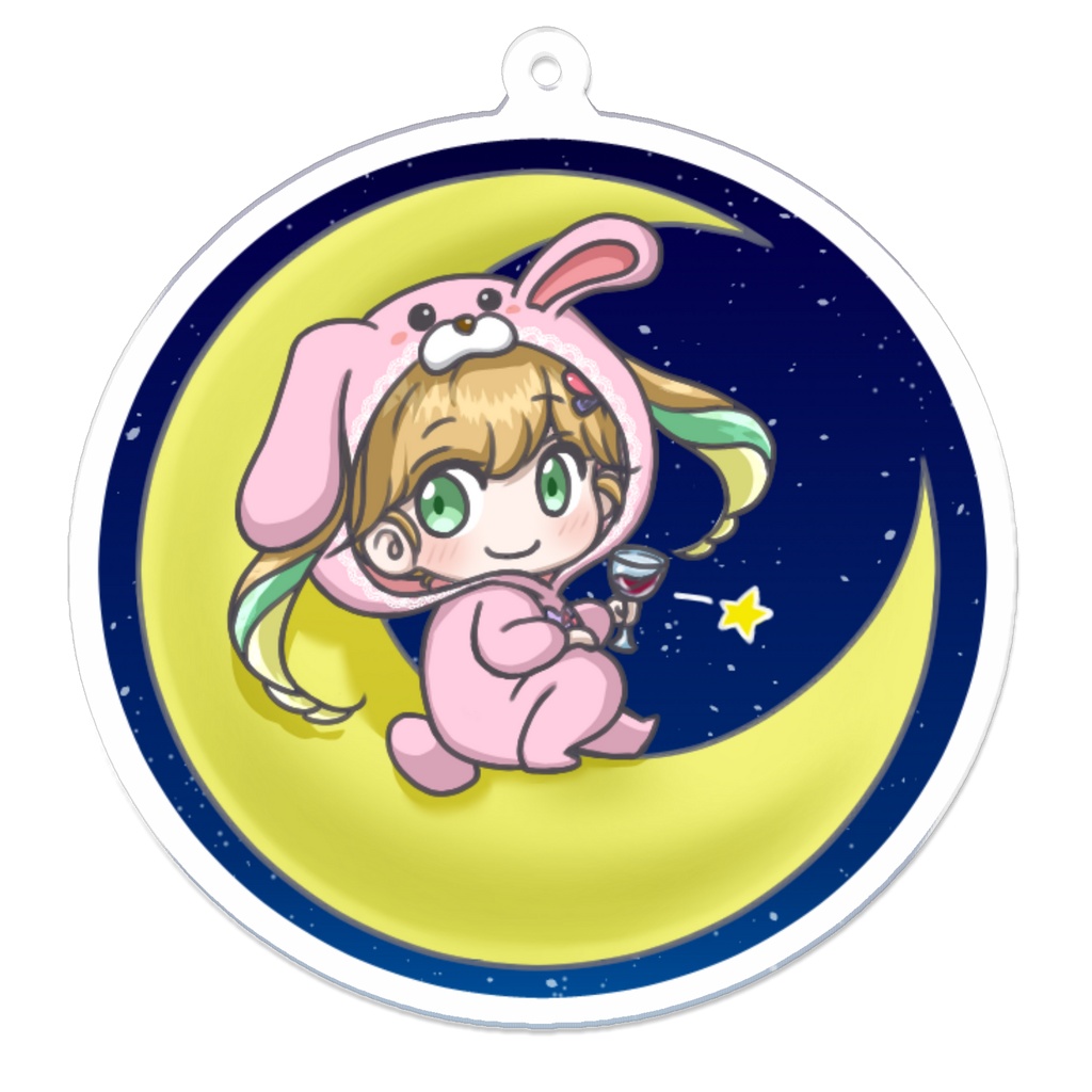 【LINEスタンプ】ほぺ耳ちゃんのミミ アクリルキーホルダー