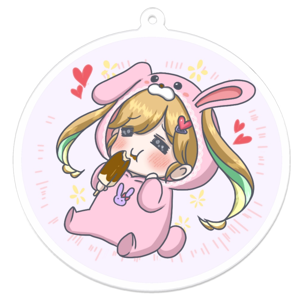 【LINEスタンプ】ほぺ耳ちゃんのミミ アクリルキーホルダー