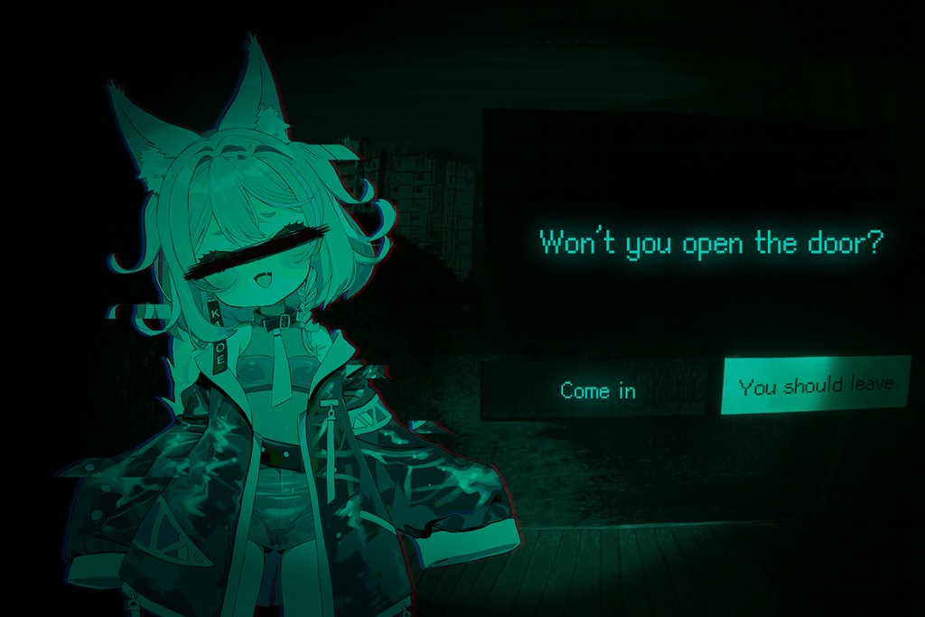 【無料配布】Vtuber向けフリー素材PSDデータ【No, I'm not a Human】