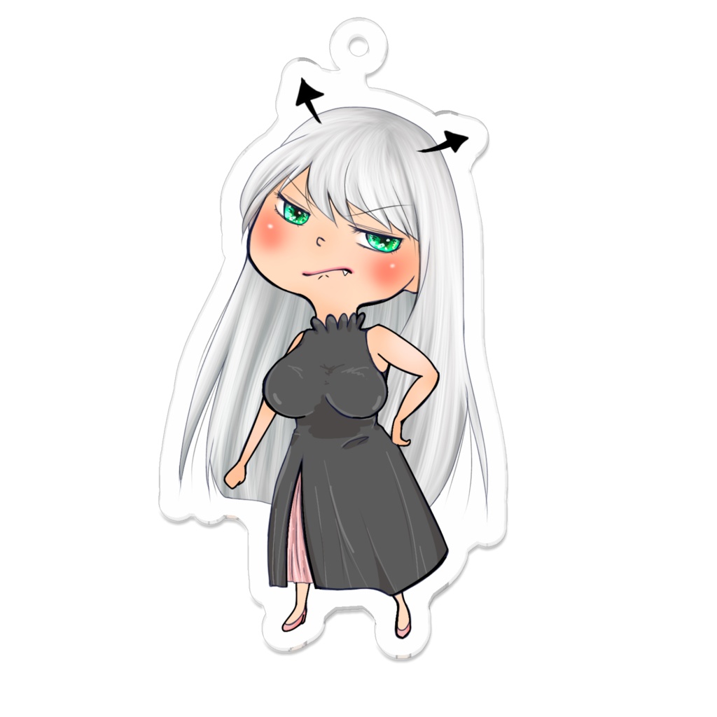 七零（なお）のアクリルキーホルダー　　【鶴野なつめ】