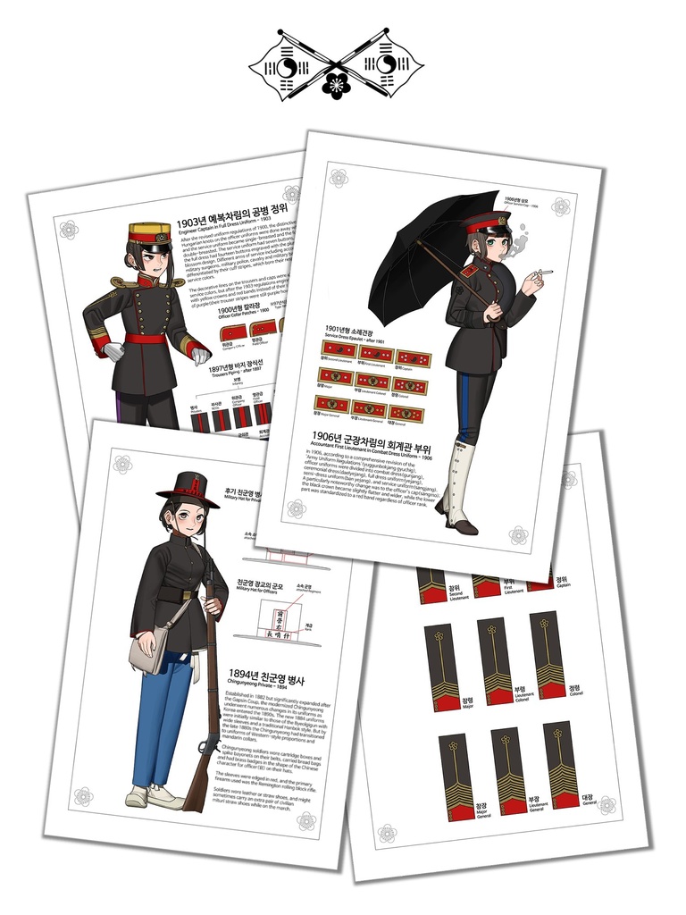 [ENG]Uniforms of Old korea -Joseon and Korean Empire- 조선과 대한제국의 군복