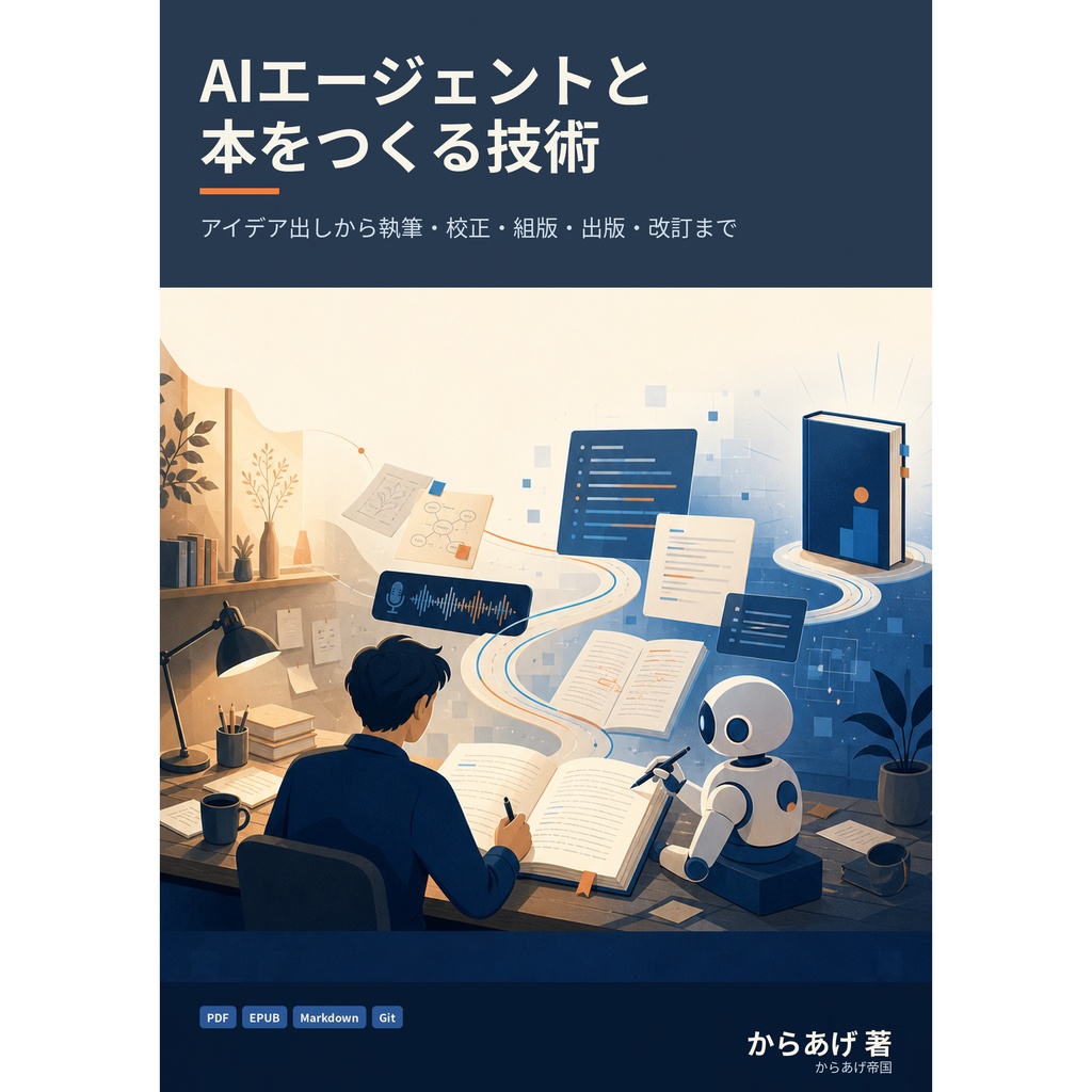 AIエージェントと本をつくる技術 — アイデア出しから出版・改訂まで