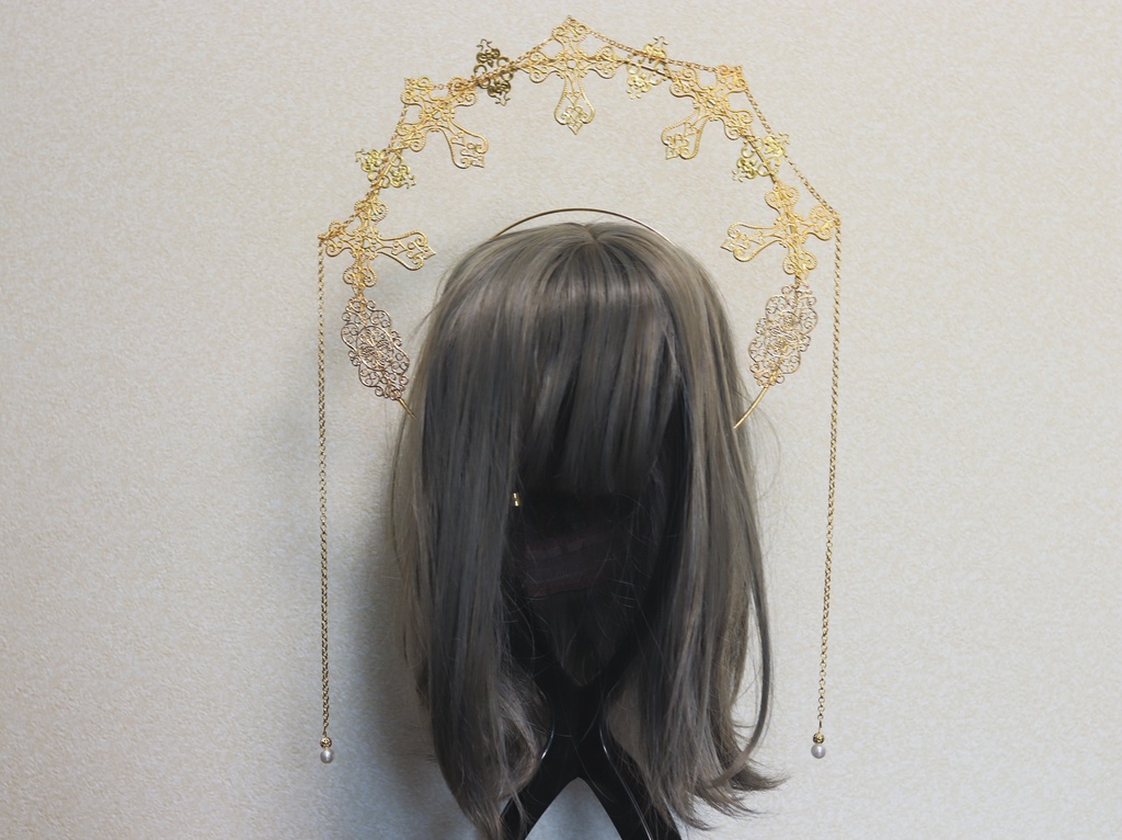 後光カチューシャ　祈