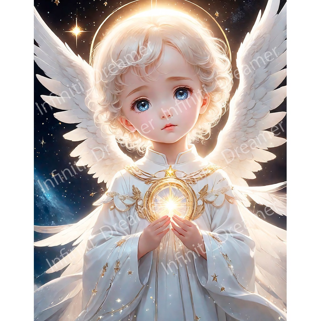 可愛い 子供 天使 のイラスト（デジタルコンテンツ ダウンロード販売）
