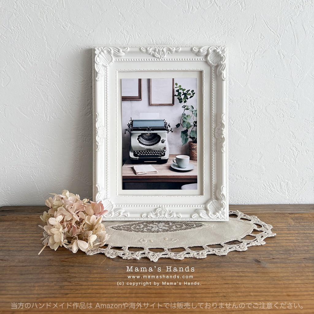 《ポストカード 3枚》☘️珈琲とタイプライター| カフェ ラテアート コーヒー アート ハガキ セット